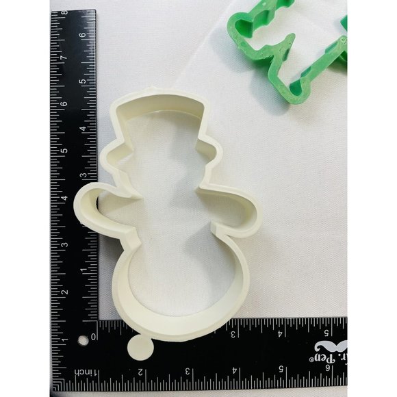 14 Vintage Imprint Cookie Cutter Very Random Christmas Holiday Lot - Picture 8 of 9